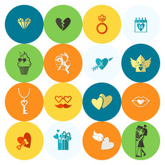 Happy Valentines Day Icons