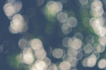 Bokeh leaves