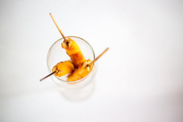 hotdog isolate on white ground