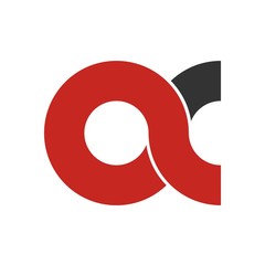 ac letter initial logo design