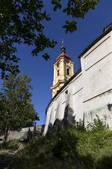 Fototapeta na wymiar Baroque Basilica of the Visitation Virgin Mary, place of pilgrimage, Hejnice, Czech Republic