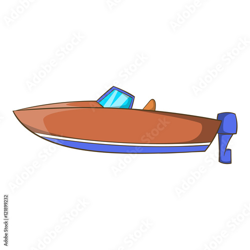 boat icon white speed boat icon in cartoon style isolated on white background boat icon white speed boat icon in cartoon style isolated on white background