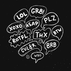 Set of acronyms and abbreviations