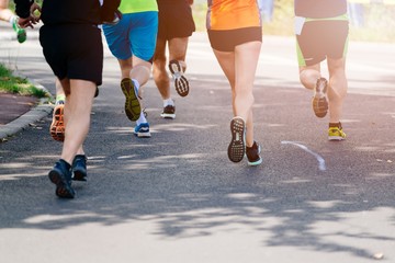 Fototapeta premium Marathon running street race