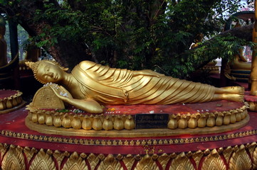 Reclining Buddha in Vientiane, Laos 