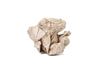 Crumbled paper