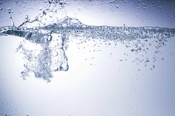 Foto op Plexiglas Clear water on a monochromatic background, abstraction © oleghz