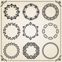 Obraz premium Vintage Set of Elements