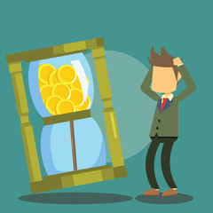 businessman slow payment