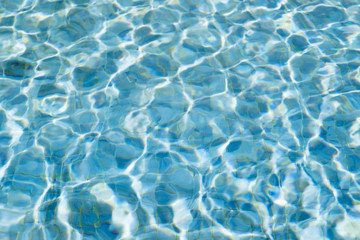 Obraz na płótnie Canvas Blurred abstract background of swimming pool.