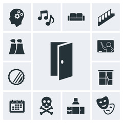 Flat icon pack for website, image jpg, vector eps, flat web, material icon, icon with grey background