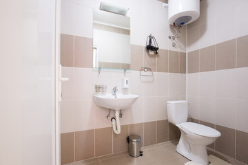 Interior of  a modern bathroom