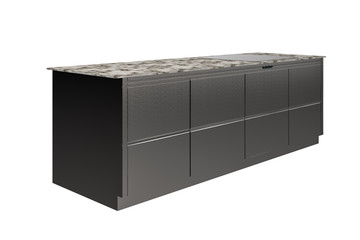 kitchen cabinet isolated on white