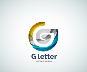 Obraz premium G letter logo icon