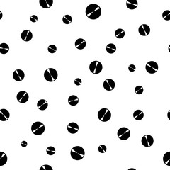 Polka dot, triangle chaotic seamless pattern 68.09