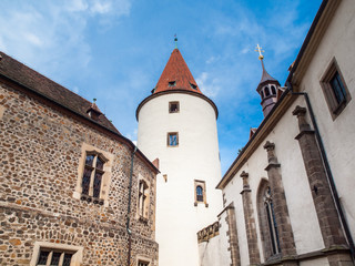 Fototapeta na wymiar Great Tower of Krivoklat Castle in Czech Republic