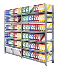 rayonnage galva boites d'archives