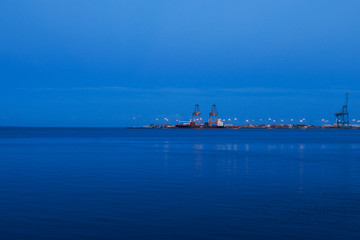 industrial port landscape