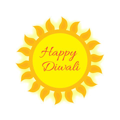 Happy Diwali Indian Festival of Lights. Diwali greeting card, invitation. Vector illustration