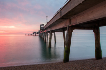 Sunrise by the pier