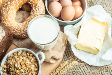milk and bakery products