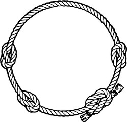 Vintage illustration rope