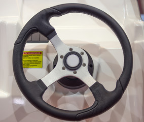 Boat steering wheel