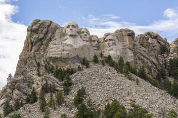 Fototapeta na wymiar American Presidents On Mount Rushmore