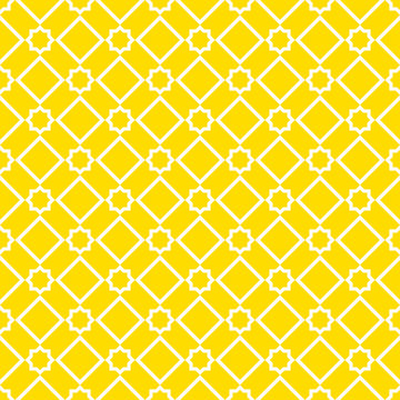 Seamless Abstract Yellow Tile Pattern.