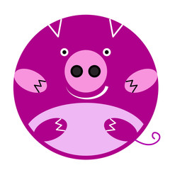 Emoji little pig