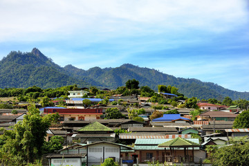 Village of Mae Hong Son, Thailand.