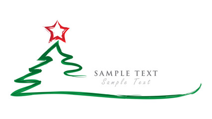 Happy new year. Christmas Tree.