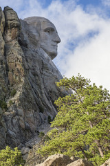 Obraz premium George Washington On Mount Rushmore
