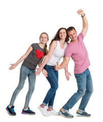 Fototapeta premium Happy smiling family
