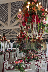 Wedding hall with original design
