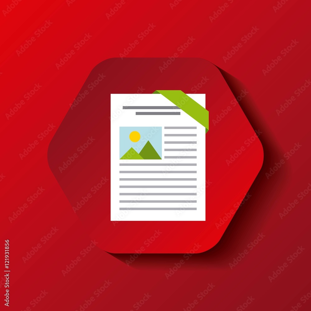 Poster file format button icon vector illustration design