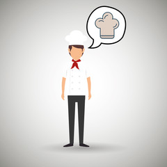chef cook food restaurant vector illustration eps 10