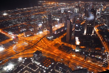 Fototapeta na wymiar Dubai night