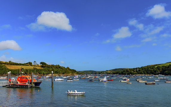 Salcombe Harbor, South Hams, Devon, UK