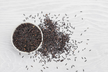 Thailand rice,Close up of grains of jasmine rice,