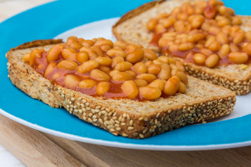 baked beans on toast