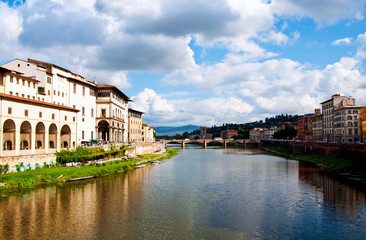 Fototapeta na wymiar The Italy journey, beautiful city Florence.