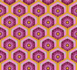 Seamless geometric pattern.