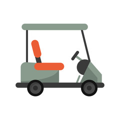 Cart icon. Golf sport competition and hobby theme. Isolated design. Vector illustration