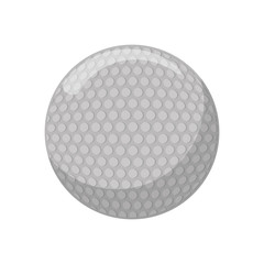 Ball icon. Golf sport competition and hobby theme. Isolated design. Vector illustration