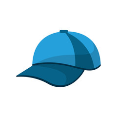 Cap icon. hat accessory sport and hobby theme. Isolated design. Vector illustration