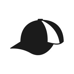 Cap icon. hat accessory sport and hobby theme. Isolated design. Vector illustration