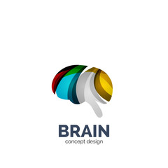 Vector brain logo