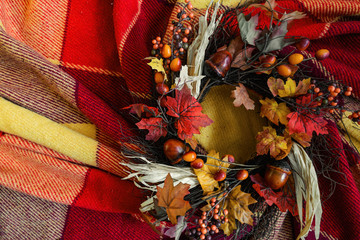 autumn time with harvest