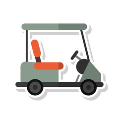 Cart icon. Golf sport competition and hobby theme. Isolated design. Vector illustration